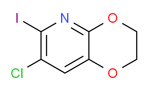 CAS No. 1346447-23-1, 7-Chloro-6-iodo-2,3-dihydro-[1,4]dioxino[2,3-b]pyridine