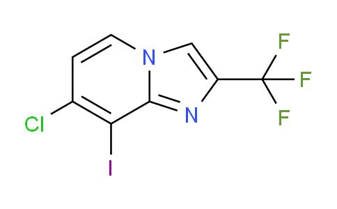CAS No. 1331823-98-3, 7-Chloro-8-iodo-2-(trifluoromethyl)imidazo[1,2-a]pyridine