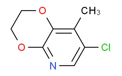 CAS No. 1305324-82-6, 7-Chloro-8-methyl-2,3-dihydro-[1,4]dioxino[2,3-b]pyridine