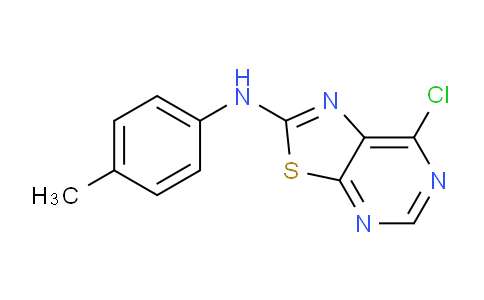 CAS No. 871266-80-7, 7-Chloro-N-(p-tolyl)thiazolo[5,4-d]pyrimidin-2-amine