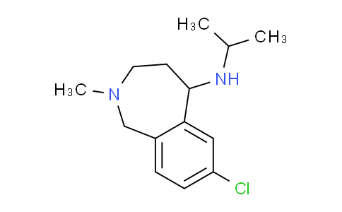 CAS No. 1710661-22-5, 7-Chloro-N-isopropyl-2-methyl-2,3,4,5-tetrahydro-1H-benzo[c]azepin-5-amine