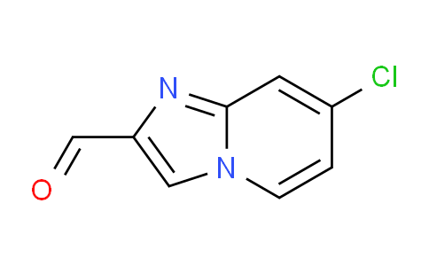 CAS No. 1020034-59-6, 7-Chloroimidazo[1,2-a]pyridine-2-carbaldehyde