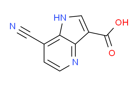 CAS No. 1190312-72-1, 7-Cyano-1H-pyrrolo[3,2-b]pyridine-3-carboxylic acid