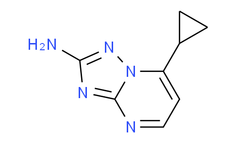 CAS No. 885949-41-7, 7-Cyclopropyl-[1,2,4]triazolo[1,5-a]pyrimidin-2-amine
