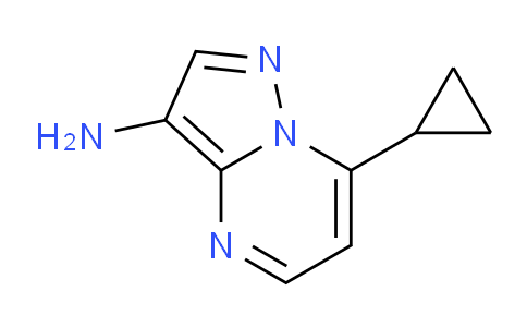 CAS No. 1281984-42-6, 7-Cyclopropylpyrazolo[1,5-a]pyrimidin-3-amine