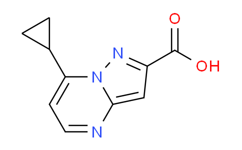 CAS No. 832114-69-9, 7-Cyclopropylpyrazolo[1,5-a]pyrimidine-2-carboxylic acid