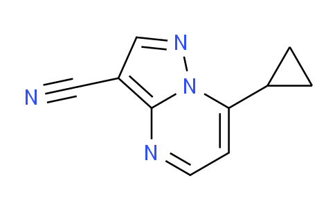 CAS No. 866132-04-9, 7-Cyclopropylpyrazolo[1,5-a]pyrimidine-3-carbonitrile