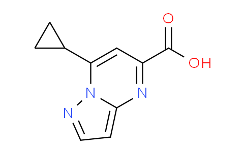 CAS No. 1458593-81-1, 7-Cyclopropylpyrazolo[1,5-a]pyrimidine-5-carboxylic acid