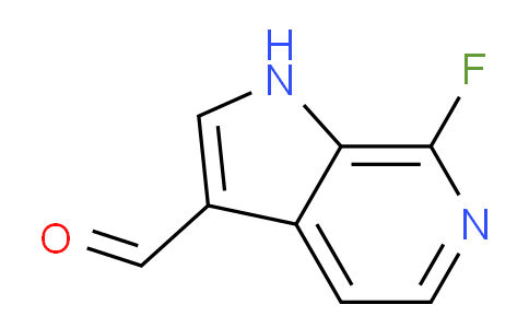CAS No. 1190321-14-2, 7-Fluoro-1H-pyrrolo[2,3-c]pyridine-3-carbaldehyde