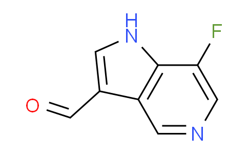 CAS No. 1190315-32-2, 7-Fluoro-1H-pyrrolo[3,2-c]pyridine-3-carbaldehyde