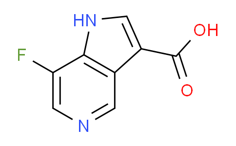 CAS No. 1190315-40-2, 7-Fluoro-1H-pyrrolo[3,2-c]pyridine-3-carboxylic acid