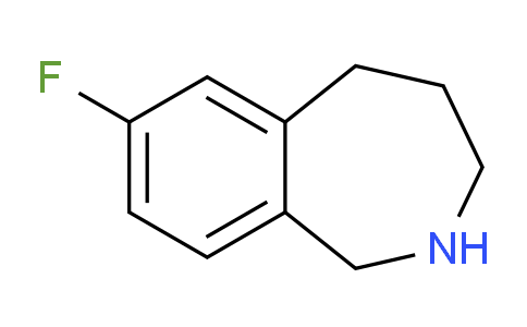CAS No. 844647-53-6, 7-Fluoro-2,3,4,5-tetrahydro-1H-benzo[c]azepine