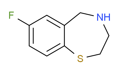 CAS No. 1258826-82-2, 7-Fluoro-2,3,4,5-tetrahydrobenzo[f][1,4]thiazepine
