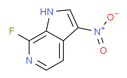 CAS No. 1190310-44-1, 7-Fluoro-3-nitro-1H-pyrrolo[2,3-c]pyridine