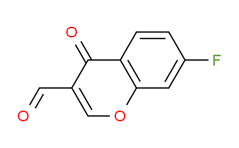 CAS No. 69155-78-8, 7-Fluoro-4-oxo-4H-chromene-3-carbaldehyde
