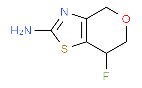 CAS No. 1391733-83-7, 7-Fluoro-6,7-dihydro-4H-pyrano[3,4-d]thiazol-2-amine