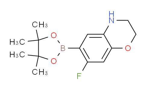CAS No. 1256255-84-1, 7-Fluoro-6-(4,4,5,5-tetramethyl-1,3,2-dioxaborolan-2-yl)-3,4-dihydro-2H-benzo[b][1,4]oxazine