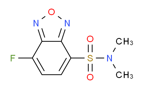 CAS No. 98358-90-8, 7-Fluoro-N,N-dimethylbenzo[c][1,2,5]oxadiazole-4-sulfonamide