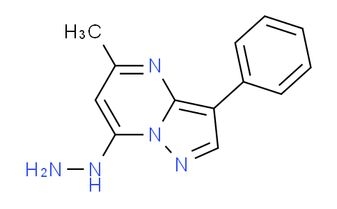 CAS No. 58347-29-8, 7-Hydrazinyl-5-methyl-3-phenylpyrazolo[1,5-a]pyrimidine