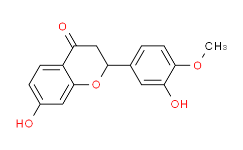 CAS No. 76426-28-3, 7-Hydroxy-2-(3-hydroxy-4-methoxyphenyl)chroman-4-one