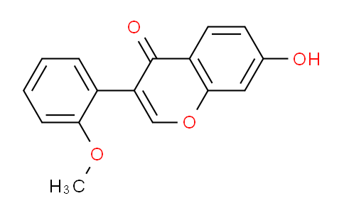 CAS No. 63909-40-0, 7-Hydroxy-3-(2-methoxyphenyl)-4H-chromen-4-one