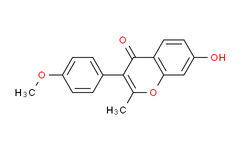CAS No. 13004-42-7, 7-Hydroxy-3-(4-methoxyphenyl)-2-methyl-4H-chromen-4-one