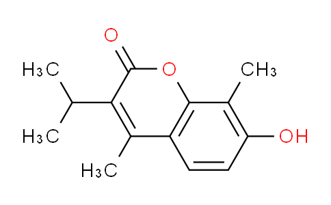CAS No. 28814-56-4, 7-Hydroxy-3-isopropyl-4,8-dimethyl-2H-chromen-2-one
