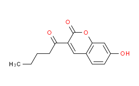 CAS No. 919742-28-2, 7-Hydroxy-3-pentanoyl-2H-chromen-2-one