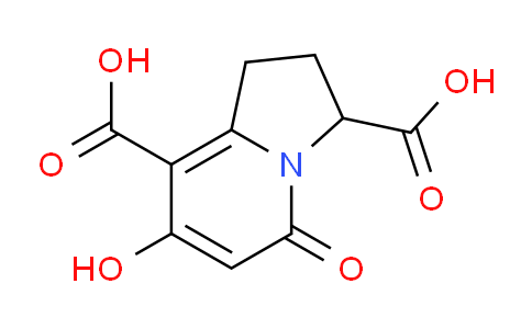 CAS No. 1803347-45-6, 7-Hydroxy-5-oxo-1,2,3,5-tetrahydroindolizine-3,8-dicarboxylic acid