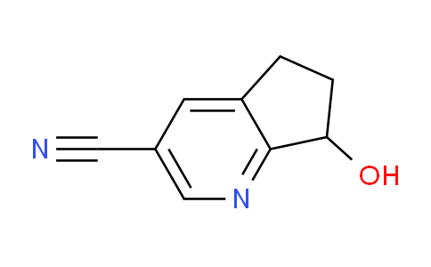 CAS No. 1400683-05-7, 7-Hydroxy-6,7-dihydro-5H-cyclopenta[b]pyridine-3-carbonitrile