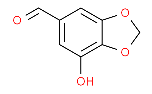 CAS No. 81805-98-3, 7-Hydroxybenzo[d][1,3]dioxole-5-carbaldehyde
