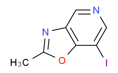 CAS No. 1823338-99-3, 7-Iodo-2-methyloxazolo[4,5-c]pyridine