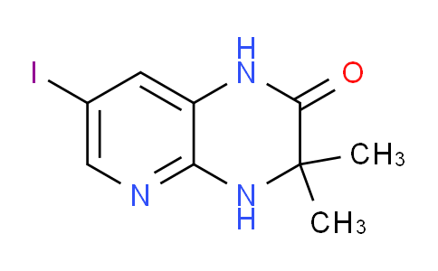CAS No. 957194-64-8, 7-Iodo-3,3-dimethyl-3,4-dihydropyrido[2,3-b]pyrazin-2(1H)-one