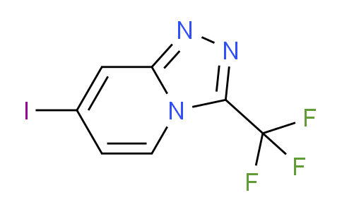 CAS No. 1057393-75-5, 7-Iodo-3-(trifluoromethyl)-[1,2,4]triazolo[4,3-a]pyridine