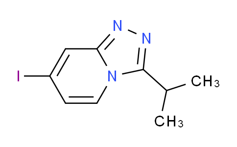 CAS No. 1057393-48-2, 7-Iodo-3-isopropyl-[1,2,4]triazolo[4,3-a]pyridine