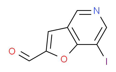 CAS No. 342601-33-6, 7-Iodofuro[3,2-c]pyridine-2-carbaldehyde