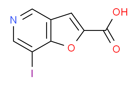 CAS No. 895126-66-6, 7-Iodofuro[3,2-c]pyridine-2-carboxylic Acid