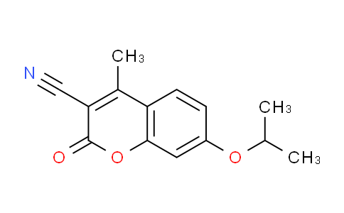 CAS No. 1361004-20-7, 7-Isopropoxy-4-methyl-2-oxo-2H-chromene-3-carbonitrile