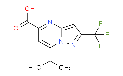 CAS No. 1784657-90-4, 7-Isopropyl-2-(trifluoromethyl)pyrazolo[1,5-a]pyrimidine-5-carboxylic acid