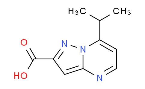 CAS No. 1367815-84-6, 7-Isopropylpyrazolo[1,5-a]pyrimidine-2-carboxylic acid