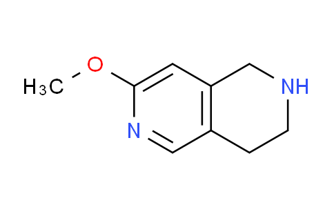 CAS No. 1060816-46-7, 7-Methoxy-1,2,3,4-tetrahydro-2,6-naphthyridine