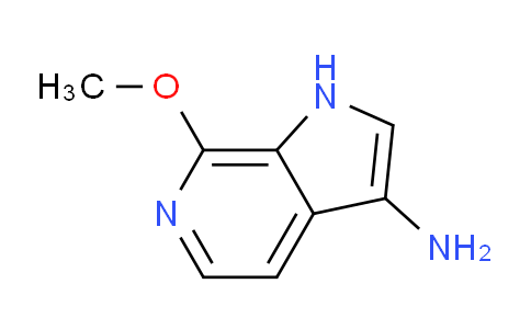 CAS No. 1190314-34-1, 7-Methoxy-1H-pyrrolo[2,3-c]pyridin-3-amine