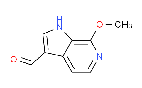 CAS No. 1190314-49-8, 7-Methoxy-1H-pyrrolo[2,3-c]pyridine-3-carbaldehyde