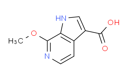CAS No. 1190317-17-9, 7-Methoxy-1H-pyrrolo[2,3-c]pyridine-3-carboxylic acid