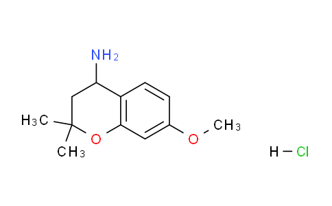 CAS No. 199586-71-5, 7-Methoxy-2,2-dimethylchroman-4-amine hydrochloride