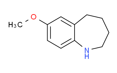 CAS No. 46180-98-7, 7-Methoxy-2,3,4,5-tetrahydro-1H-benzo[b]azepine