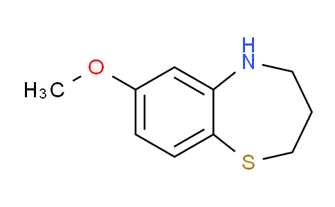 CAS No. 1479052-33-9, 7-Methoxy-2,3,4,5-tetrahydrobenzo[b][1,4]thiazepine