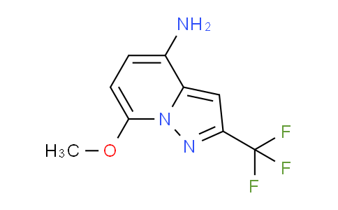 CAS No. 1454802-86-8, 7-Methoxy-2-(trifluoromethyl)pyrazolo[1,5-a]pyridin-4-amine