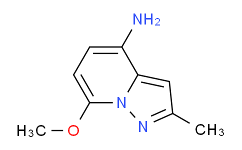 CAS No. 1823881-77-1, 7-Methoxy-2-methylpyrazolo[1,5-a]pyridin-4-amine