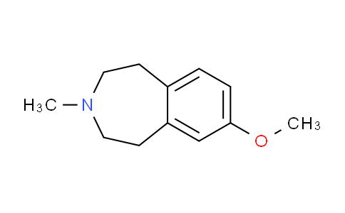 CAS No. 76208-70-3, 7-Methoxy-3-methyl-2,3,4,5-tetrahydro-1H-benzo[d]azepine